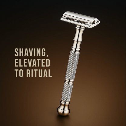 Brassbound Butterfly Razor – Precision Shave| Effortless Blade Change| Premium Comfort