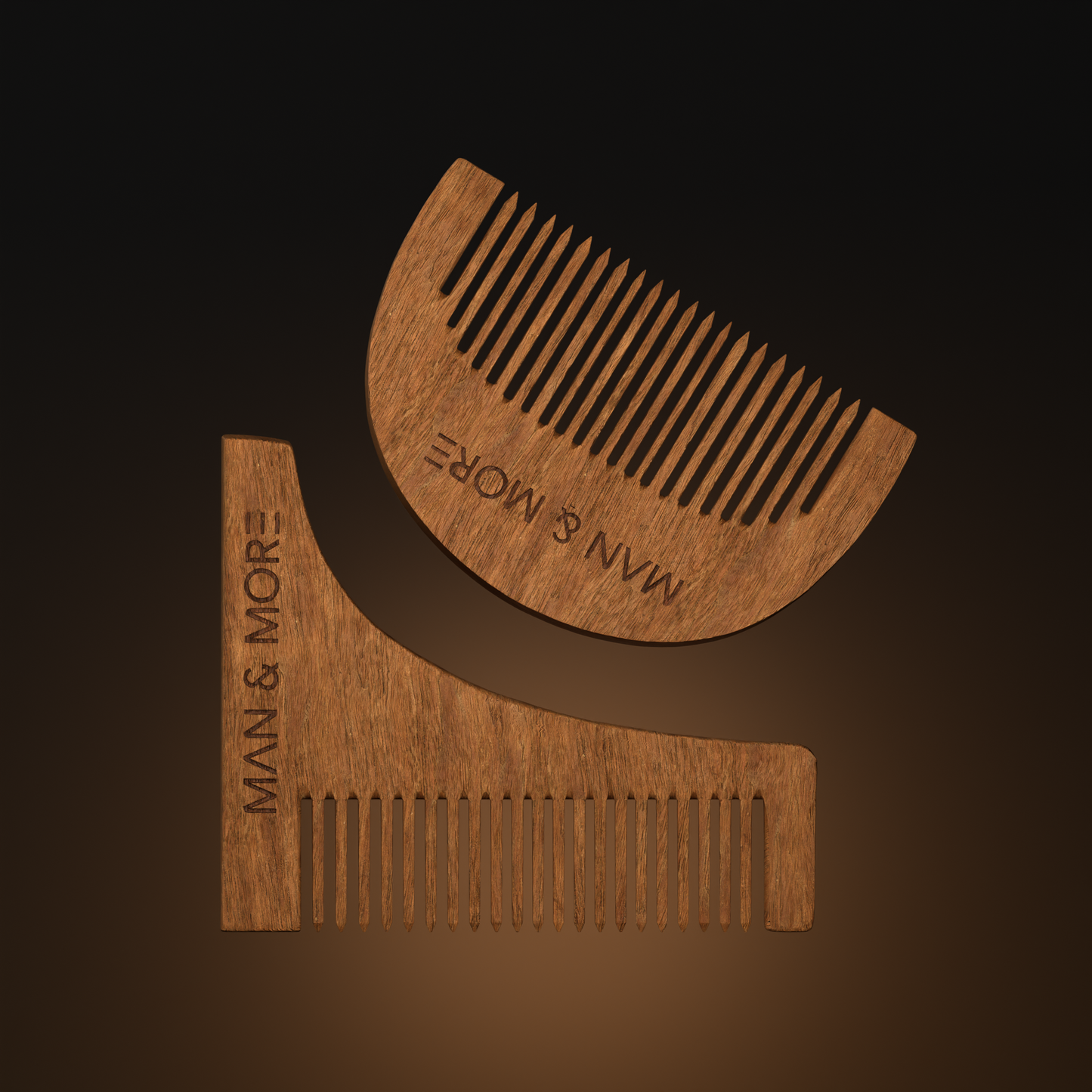 Neem Wood Beard Comb - Handcrafted