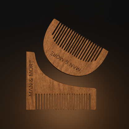 Neem Wood Beard Comb - Handcrafted