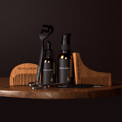 Ultimate Men's Grooming Kit for Beard Growth, Nourishment & Precision