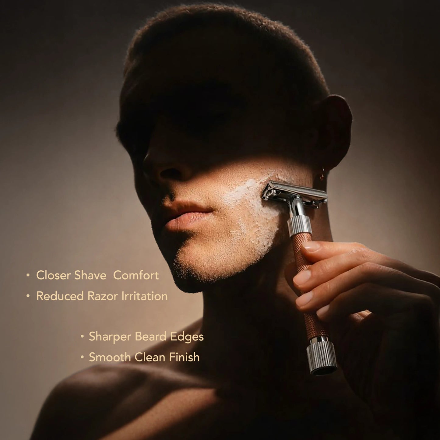 Brassbound Butterfly Razor – Precision Shave| Effortless Blade Change| Premium Comfort