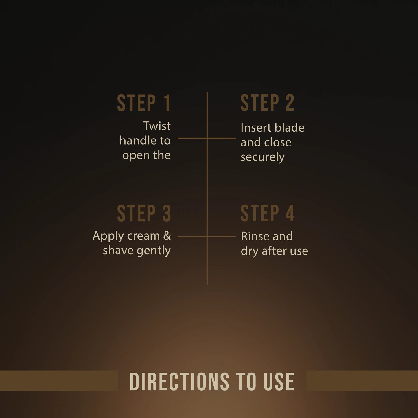 Brassbound Butterfly Razor – Precision Shave| Effortless Blade Change| Premium Comfort